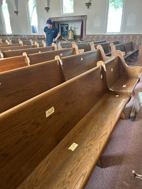 2 Renovation pew removal